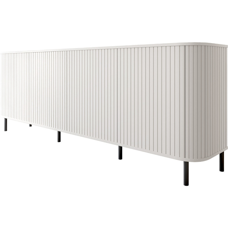 Cómoda de 4 puertas, Zylio, blanca