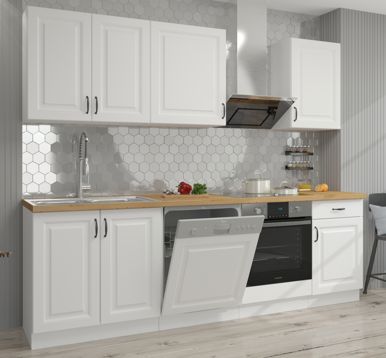 Cocina STILO 1 blanca