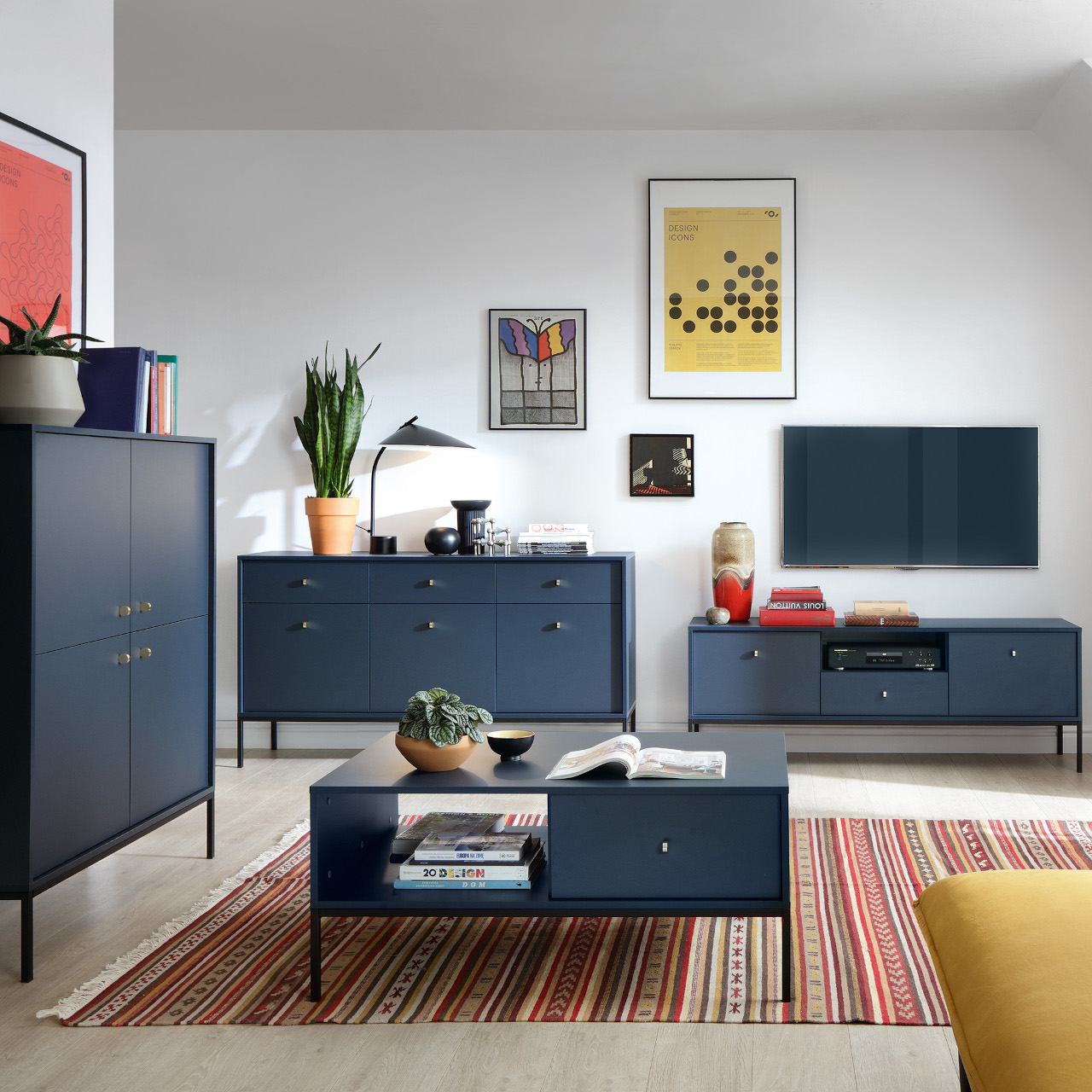 Sistema de muebles MONO 2 azul marino