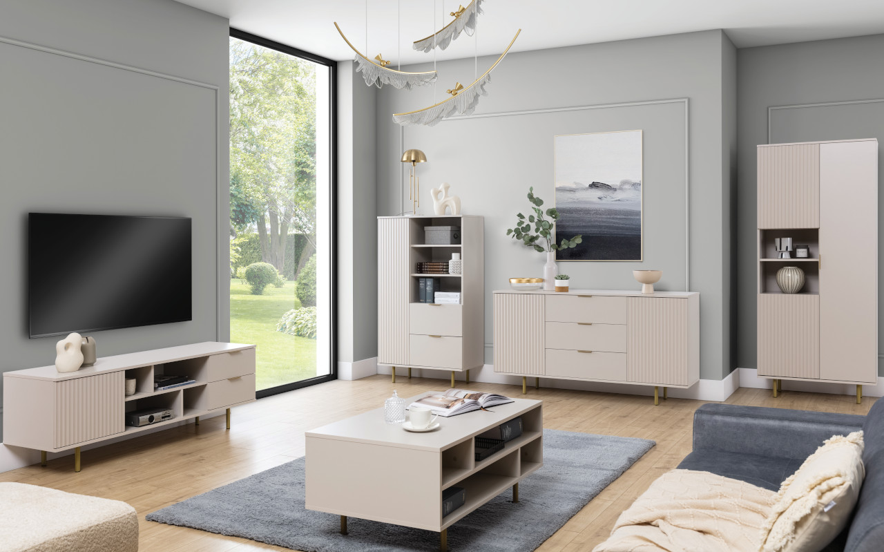 Mueble de salón NUBIA 1 cachemira