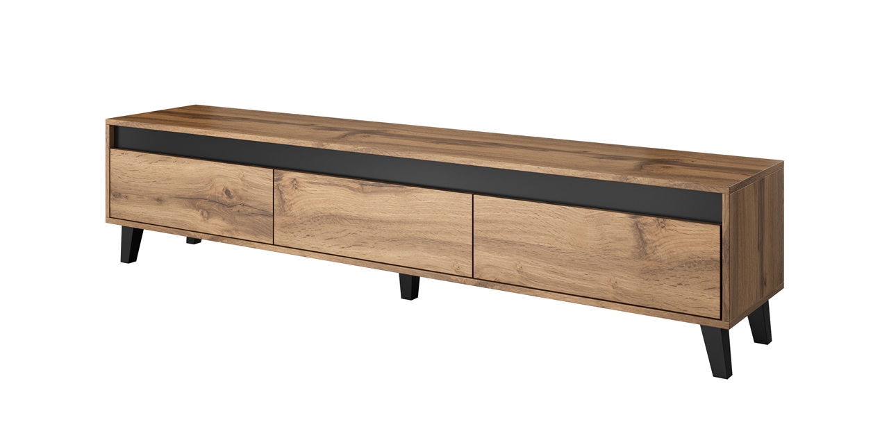 Mueble TV NORD 185 roble wotan / antracita