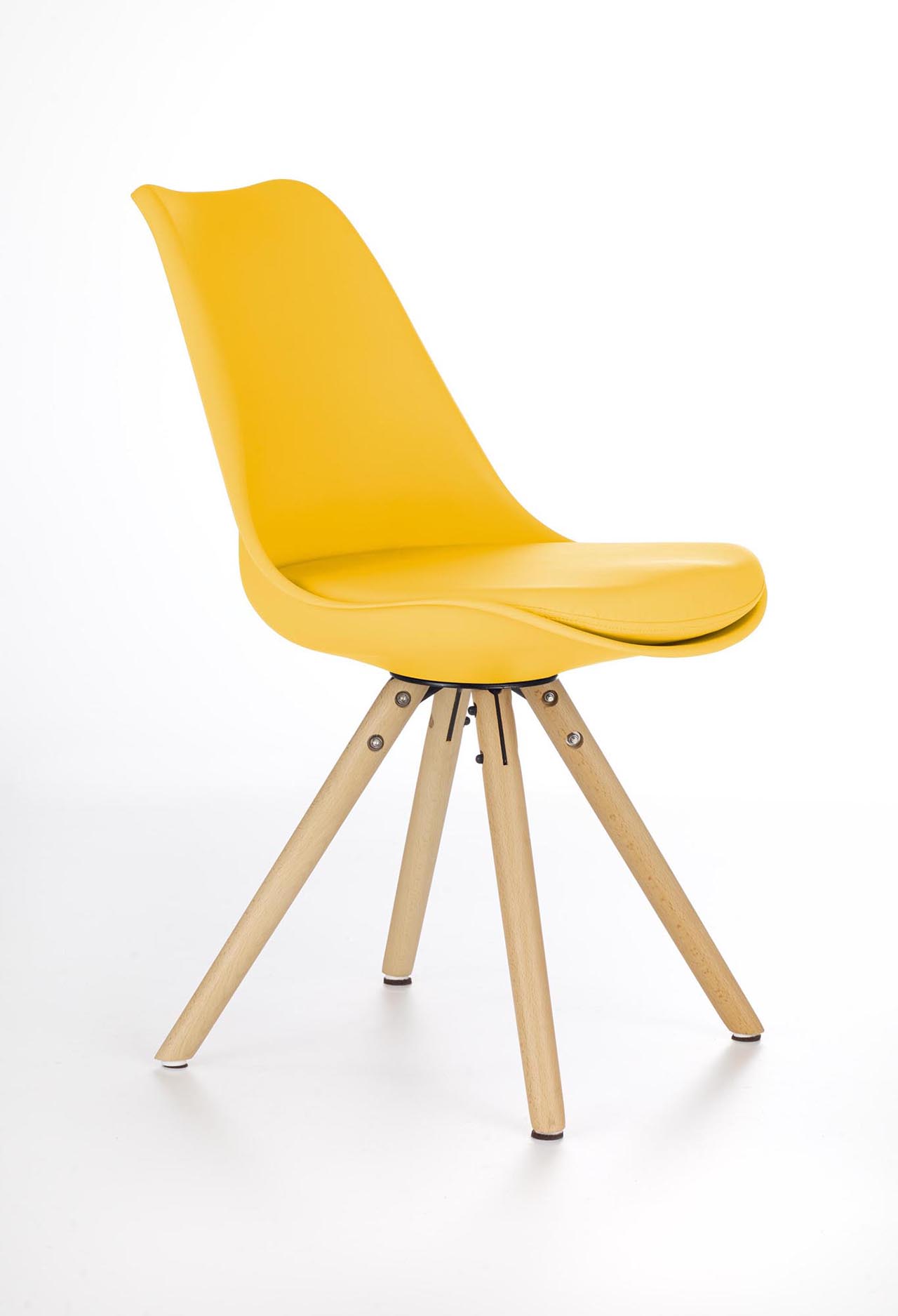 Silla de comedor K201 amarillo