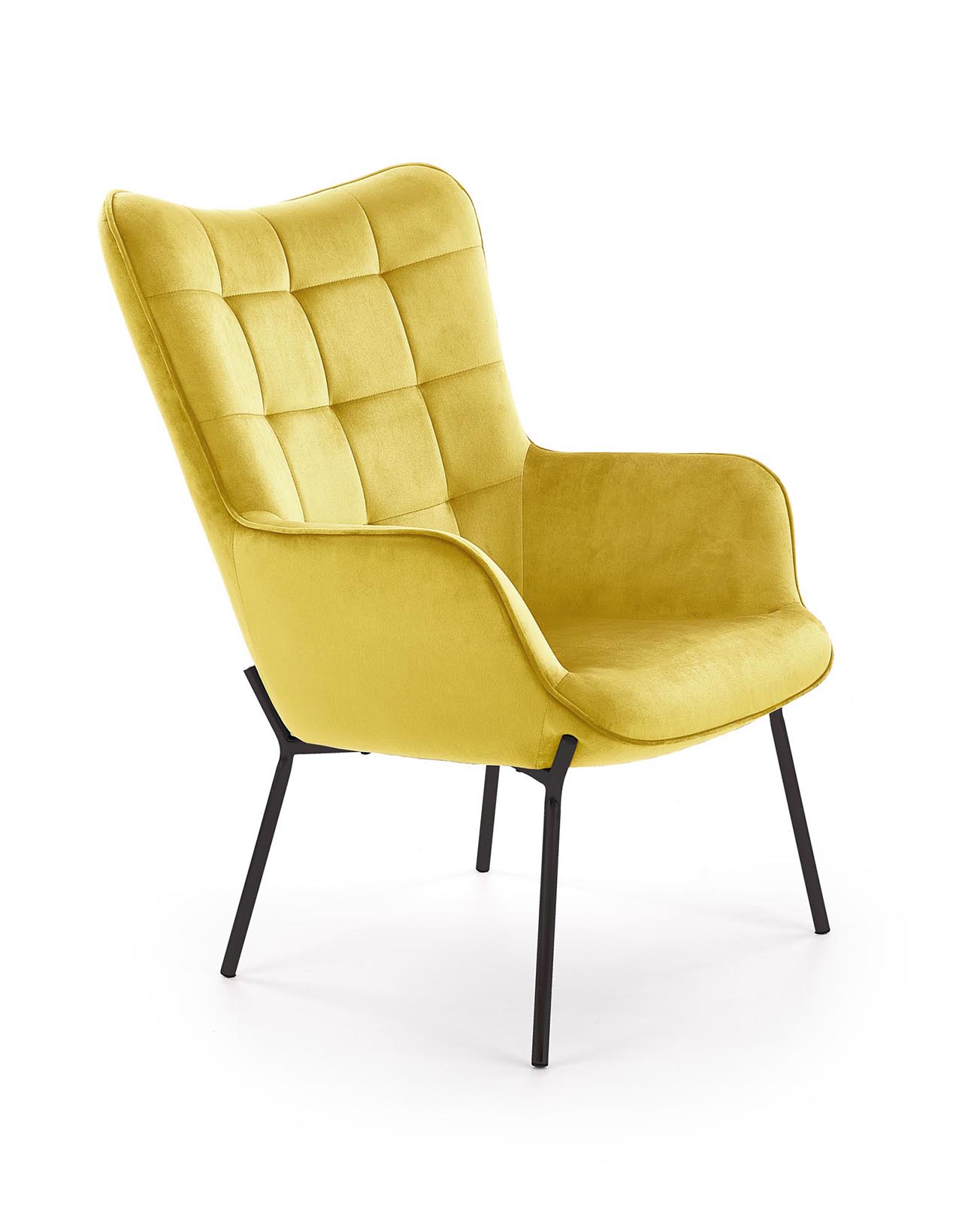 Sillón CASTEL amarillo mostaza
