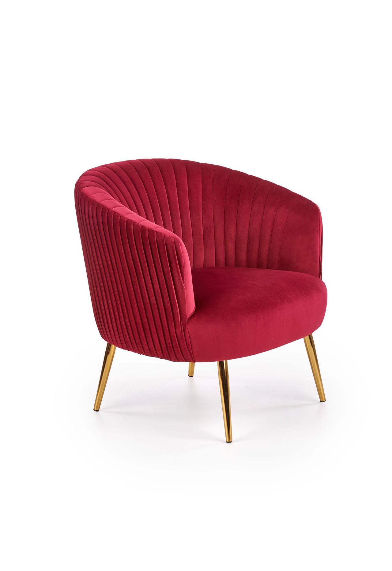 Sillón CROWN rojo oscuro