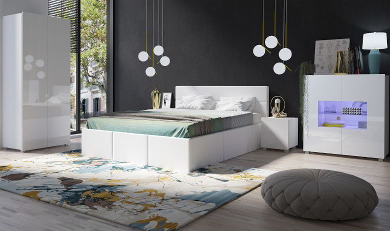 Calabria 13 dormitorios blanco brillo