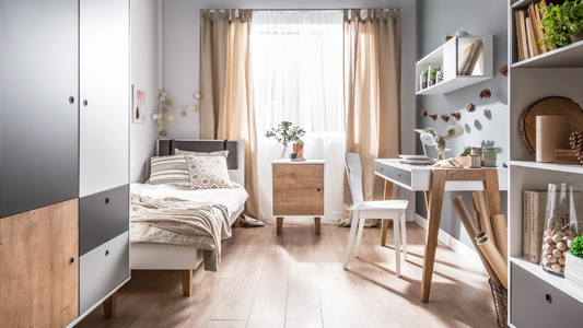 Amueblamos un dormitorio pequeño