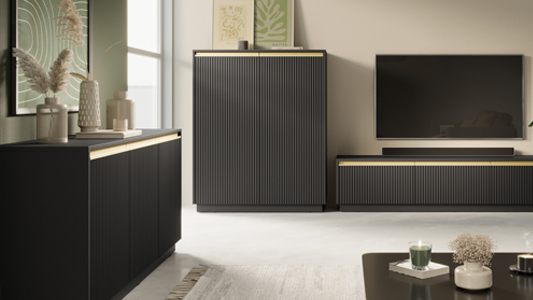 Sistema de muebles para sala de estar CROWN