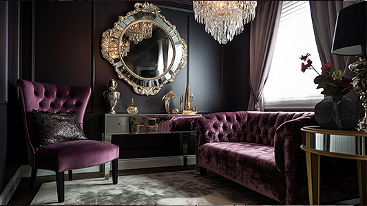 Glamour ecléctico en el salón: ¿qué muebles elegir?