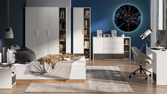 ¿Cómo arreglar una habitación juvenil pequeña para un chico? 4 trucos prácticos e inspiraciones
