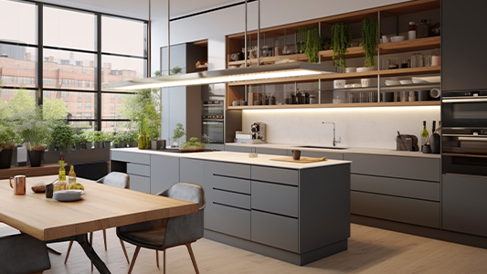 ¿Cómo hacer una isla en la cocina? Una guía paso a paso para interiores grandes y pequeños.