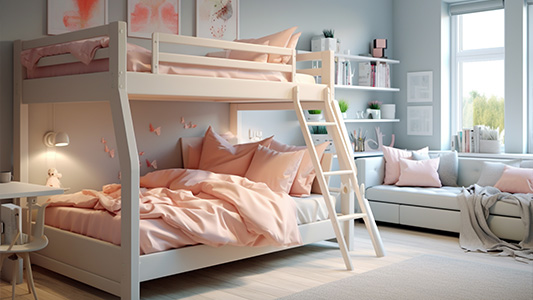 División de habitaciones infantiles: ¿cómo separar espacios para hermanos?